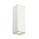 THEO up/down OUT GU10 applique carree blanche max. 2x35W