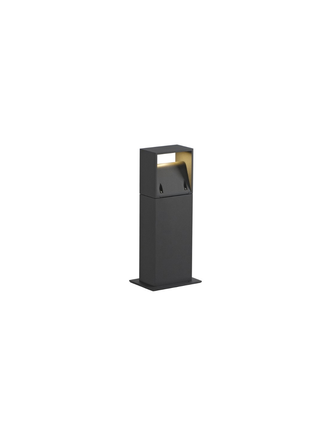 Logs 40 borne LED 8W 250lm 3000K + driver H39,5cm anthracite IP44