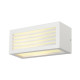 BOX-L E27, applique rectangulaire, blanche, E27, max. 18W