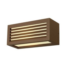 BOX-L E27 applique rectangulaire FONTE ROUILLEE E27 max. 18W