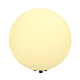 Rotoball Floor lampadaire 1x24W E27 + cable 2m avec fiche D50cm blanc IP44