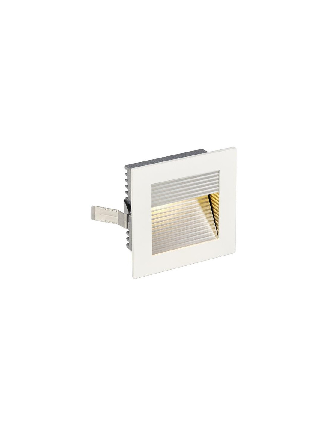 Frame Curve LED spot encastré carré LED 1W 3000K 90lm + fiche B9xH9cm blanc