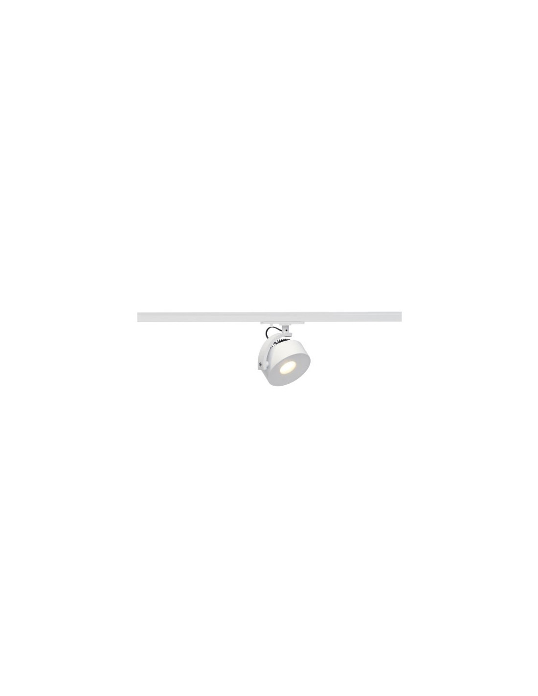 Kalu LEDDISK spot pour rail 1 phase LED 12W 3000K 800lm Fortimo D10,5cm blanc