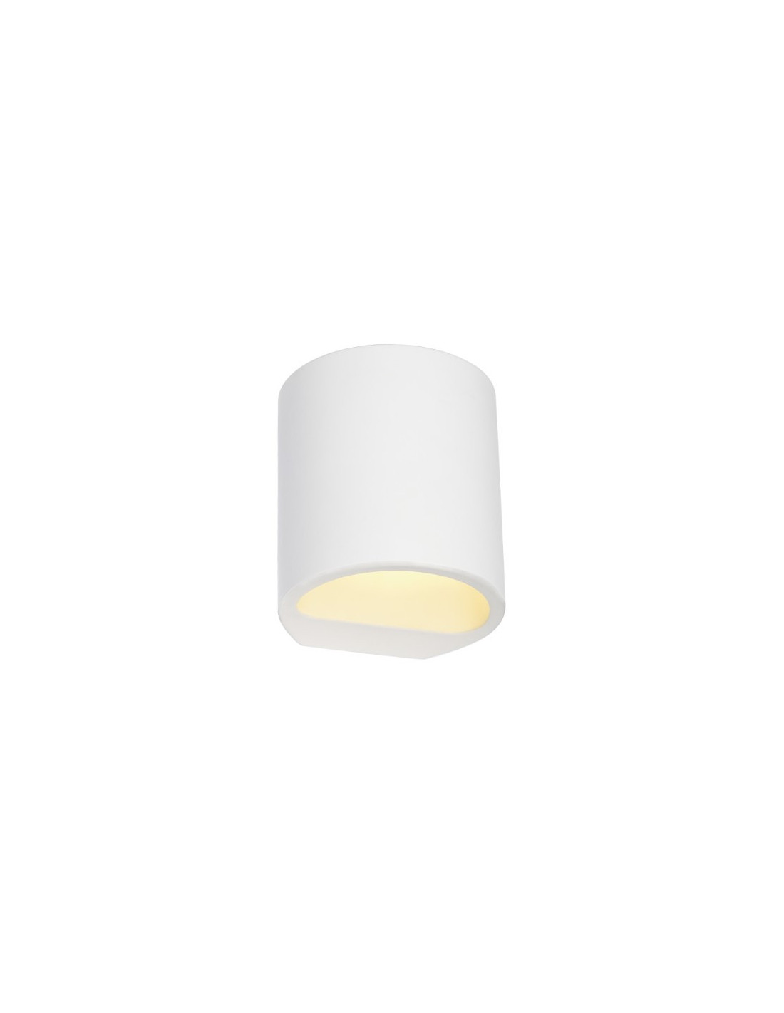 GL 104 rond applique 1x max 42W QT G9 230V B11xH12cm plâtre blanc