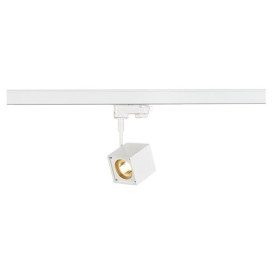 Altra Dice spot pour rail 3 phase carré 1x max 50W Gu10 230V 7x7cm blanc