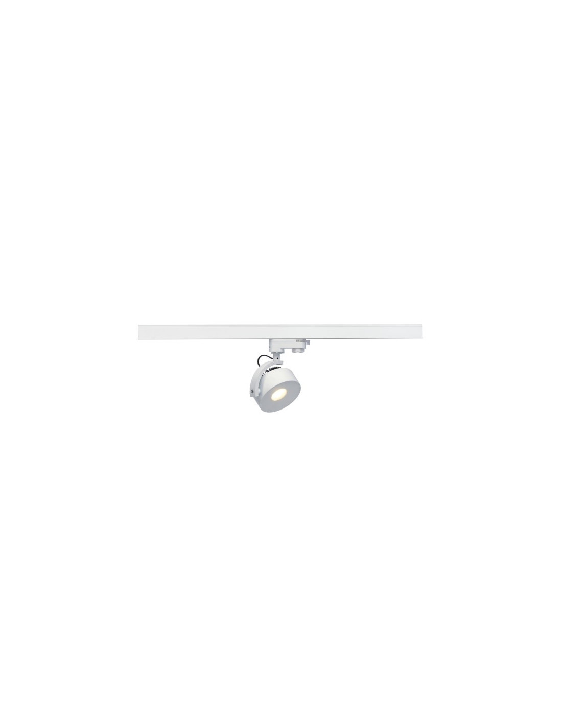 Kalu LEDDISK spot pour rail 3 phase LED 12W 3000K 800lm Fortimo D10,5cm blanc