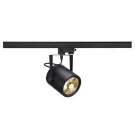 Euro Spot ES111 spot pour rail 3 phase 1x max 75W ES111 Gu10 D12,5cm noir