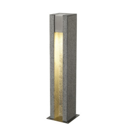 Arrock Slot Gu10 balise 1x max 4W Gu10 230V H70,5cm sel et poivre