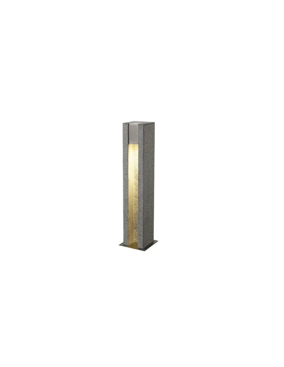 Arrock Slot Gu10 balise 1x max 4W Gu10 230V H70,5cm sel et poivre