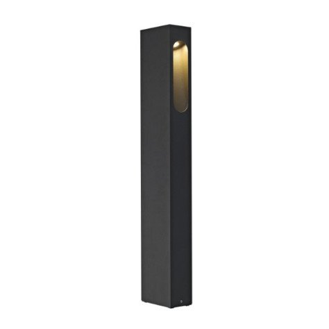 Slotbox 70 bollard LED 4,3W 3000K blanc chaud 320lm + driver H40cm anthracite