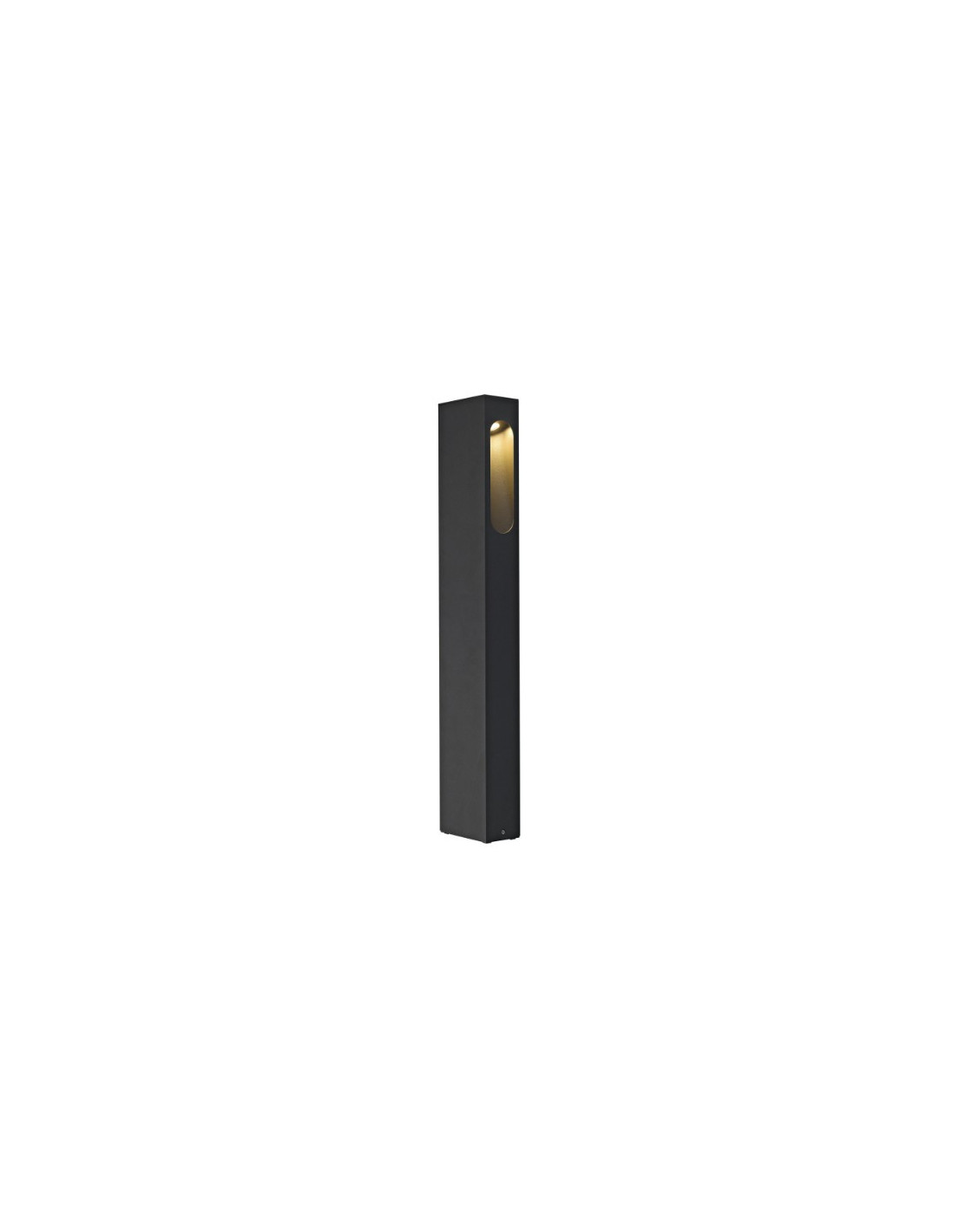 Slotbox 70 bollard LED 4,3W 3000K blanc chaud 320lm + driver H40cm anthracite