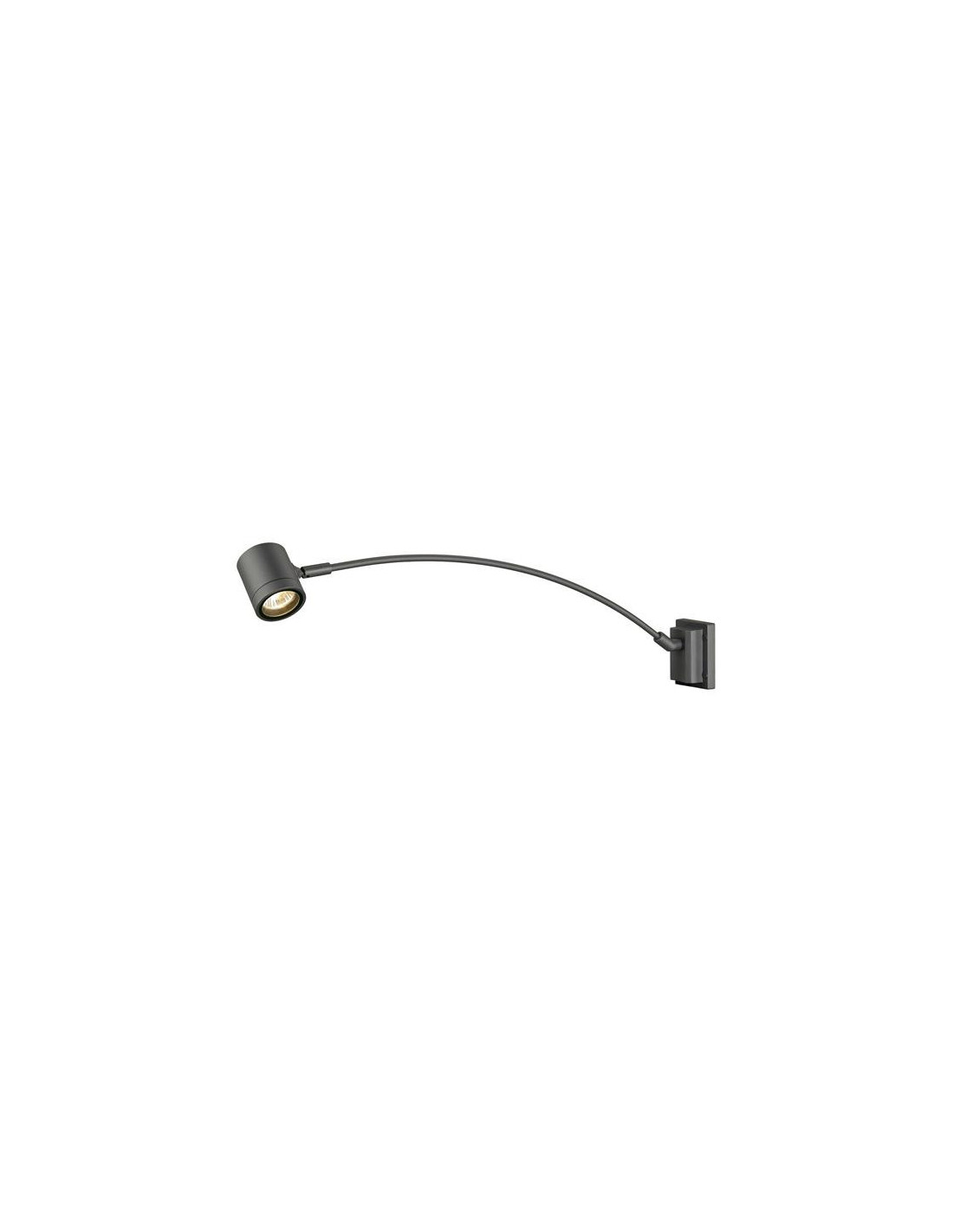 New Myra Display Curve applique 1x50W Gu10 orientable IP55 anthracite