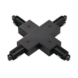 Connexion-X pour rail 1-allumage 230V, apparant, noir