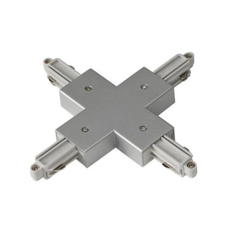 Connexion-X pour rail 1-allumage 230V, apparant, gris argent