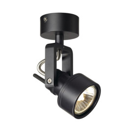 INDA SPOT GU10 applique et plafonnier, noir, max. 50W
