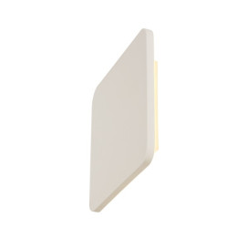 PLASTRA SQUARE applique, carré , blanc, plâtre, 48 LED, 3000K