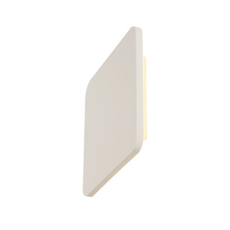PLASTRA SQUARE applique, carré , blanc, plâtre, 48 LED, 3000K