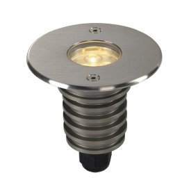 DASAR LED HV, rond, inox 316 cover/alu boîtier, 6W , 3000K, 230V, IP67
