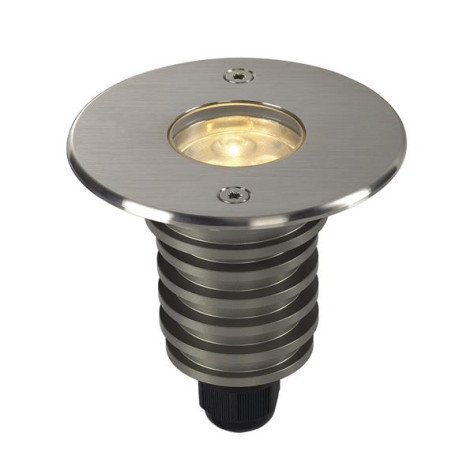 DASAR LED HV, rond, inox 316 cover/alu boîtier, 6W , 3000K, 230V, IP67