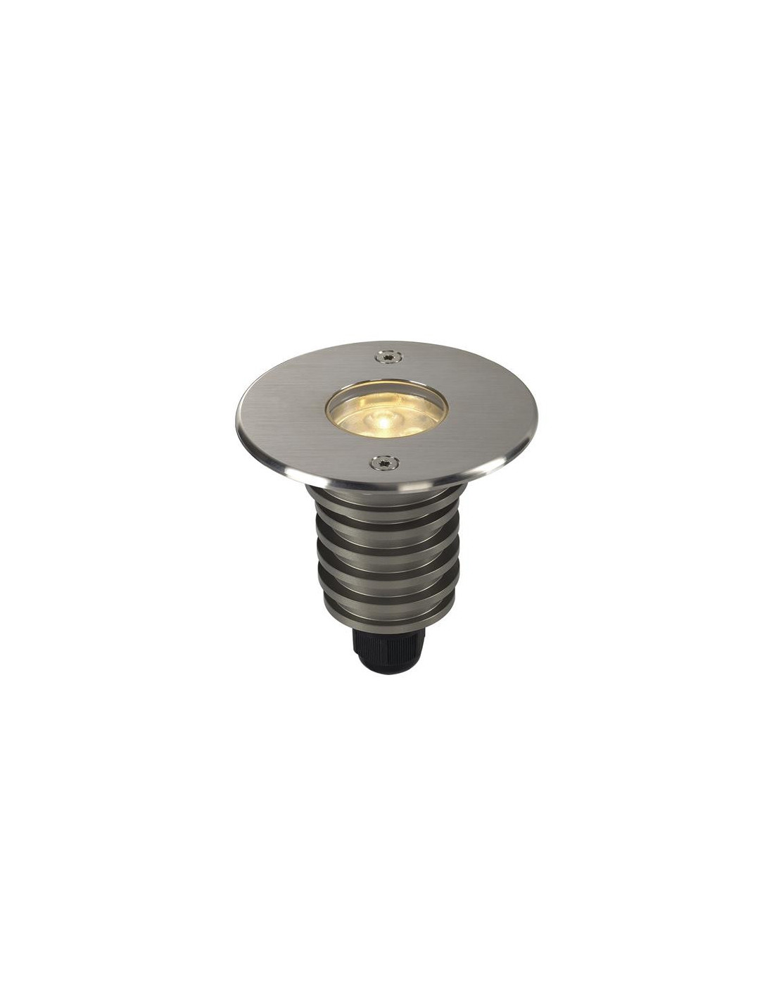 DASAR LED HV, rond, inox 316 cover/alu boîtier, 6W , 3000K, 230V, IP67