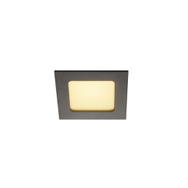 Spot encastré FRAME BASIC, LED, 3000 K, noir mat, en set, 9,4 W, driver incl.