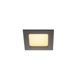 Spot encastré FRAME BASIC, LED, 3000&nbsp;K, noir mat, en set, 9,4&nbsp;W, driver incl.