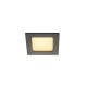 Spot encastré FRAME BASIC, LED, 3000 K, noir mat, en set, 9,4 W, driver incl.