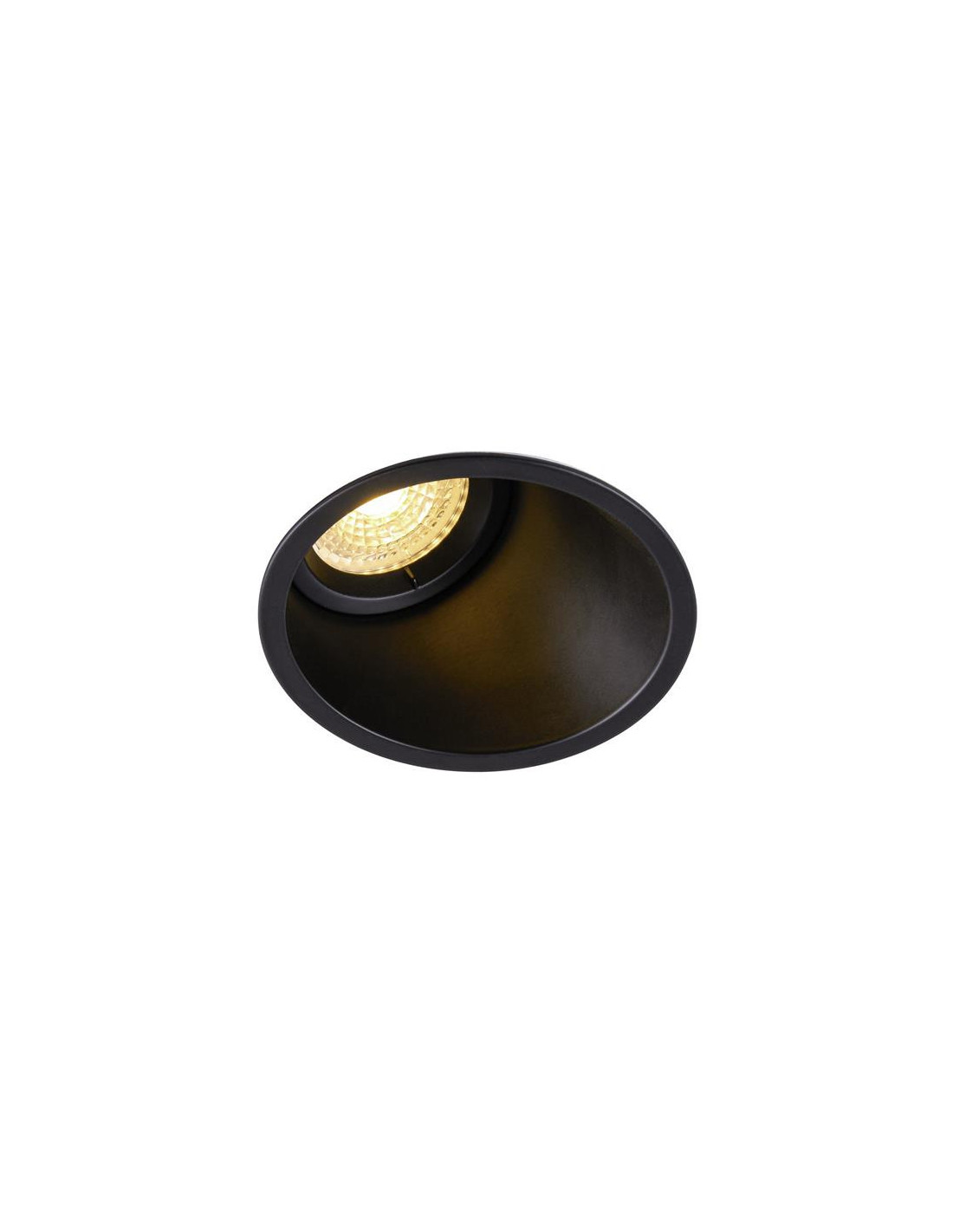 HORN Assymétrique 1xGU10, noir mat