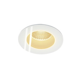PATTA-F plafonnier encastré, Rond, blanc mat, 9W 38°, 3000K, Driver incl.