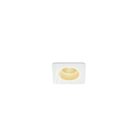 PATTA-F plafonnier encastré, Carré, blanc mat, 9W 38°, 3000K, Driver incl.