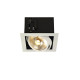 KADUX 1 ES111 encastré, carré, blanc mat,max. 50W