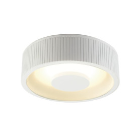 Plafonnier OCCULDAS 23, LED, 3000 K, rond, blanc, 25 W
