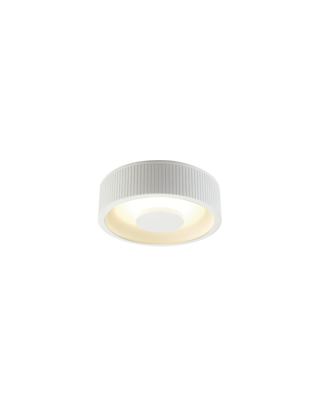 Plafonnier OCCULDAS 23, LED, 3000 K, rond, blanc, 25 W