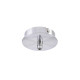 FITU Patère 1 suspension, Rond , chrome, câbles incl.
