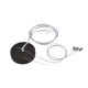 KIT de Suspension pour 1-10V MEDO LED, noir, 5-fils