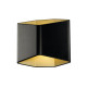 CARISO , applique LED 2, noir/laiton, 7,5W LED , 3000K