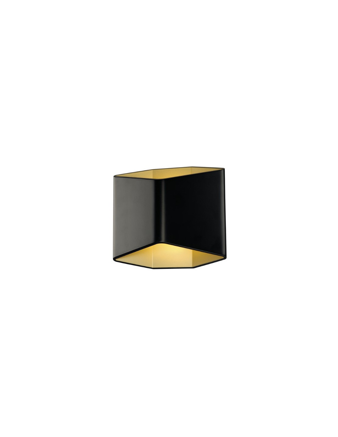 CARISO , applique LED 2, noir/laiton, 7,5W LED , 3000K