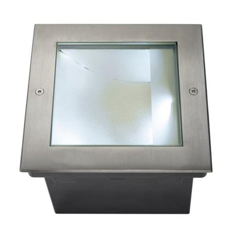 DASAR LED SQUARE encastré de sol, asymétrique, inox 316, 28W,4000K
