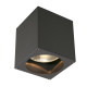BIG THEO OUT plafonnier, carré , anthracite, ES111, max. 75W