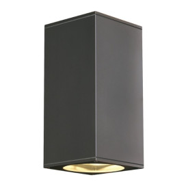 BIG THEO UP/DOWN OUT applique, carré, anthracite, ES111, max. 2x75W