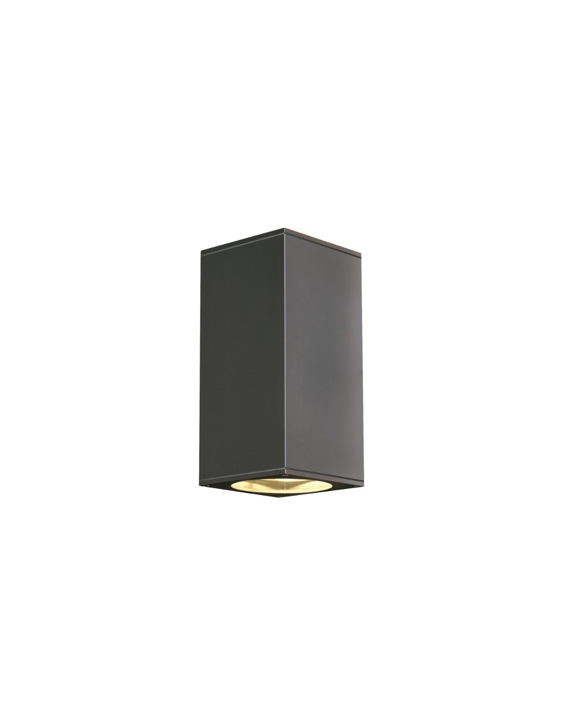 BIG THEO UP/DOWN OUT applique, carré, anthracite, ES111, max. 2x75W