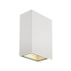 QUAD Up/Down 15 applique LED 8,6W 580lm 3000K IP44 wit
