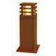 RUSTY LED 40 carré, luminaire extérieur, fonte rouillée, LED 3000K, IP55