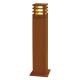 RUSTY LED 70 carré, luminaire extérieur, fonte rouillée, LED 3000K, IP55