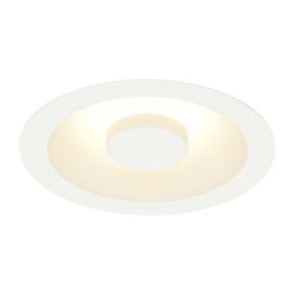 OCCULDAS 14 plafonnier encastré LED 15W 3000K 1386lm alu/acier indirect blanc