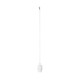 FENDA suspension E27 60W acier/plastique sans roset/sans blindage blanc