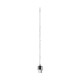 FENDA suspension E27 60W acier/plastique sans roset/sans blindage chrome