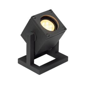 CUBIX projecteur montage sur sol QPAR51/GU10 25W IP44 alu/acier/verre anthracite