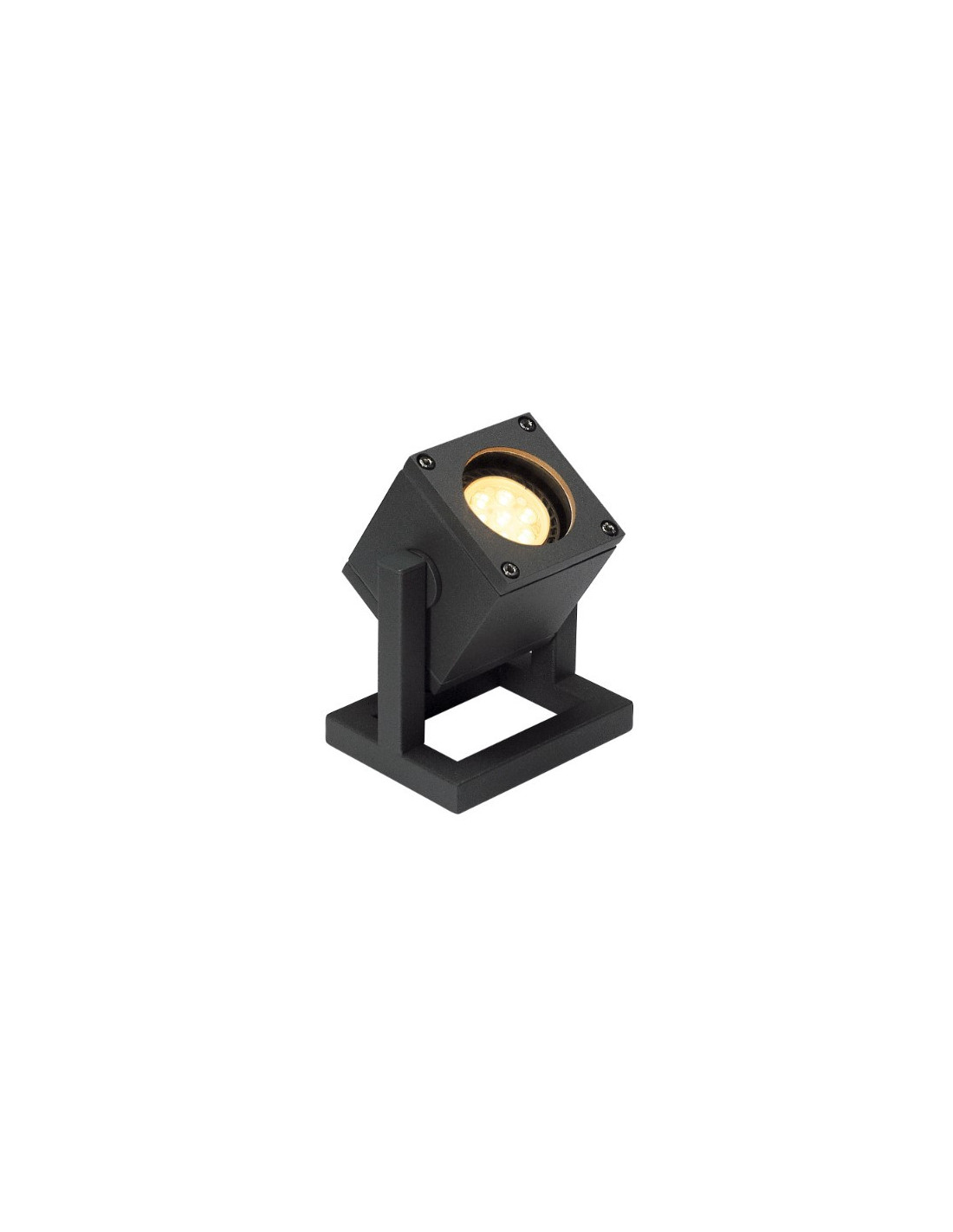 CUBIX projecteur montage sur sol QPAR51/GU10 25W IP44 alu/acier/verre anthracite