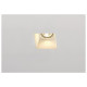PLASTRA plafonnier encastré QPAR51/GU10 35W plâtre/acier carré blanc